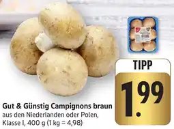 Edeka Neukauf Gut & Günstig Campignons braun Angebot