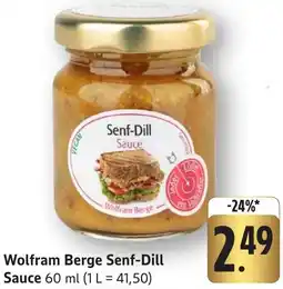Edeka Neukauf Wolfram Berge Senf-Dill Sauce Angebot