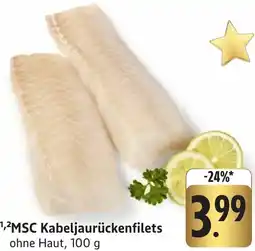 Edeka Neukauf MSC Kabeljaurückenfilets Angebot