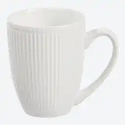 NKD Tasse mit Rillen, Ø ca. 9x11 cm Angebot