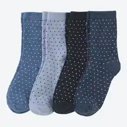 NKD Damen-Socken in verschiedenen Designs, 4er-Pack Angebot