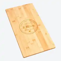 NKD Herdabdeckplatte/Schneidbrett aus Bambus, ca. 50x25x4 cm Angebot