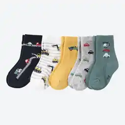 NKD Baby-Jungen-Socken mit Fahrzeug-Motiven, 5er-Pack Angebot