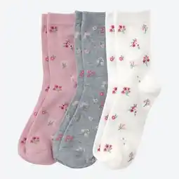 NKD Damen-Socken mit Blumen-Muster, 3er-Pack Angebot