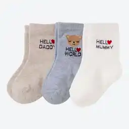 NKD Baby-Socken mit Bärchen-Motiv, 3er-Pack Angebot