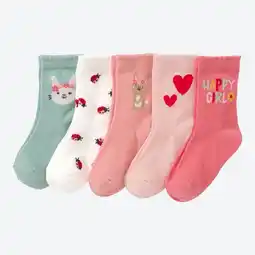 NKD Baby-Mädchen-Socken mit niedlichen Motiven, 5er-Pack Angebot