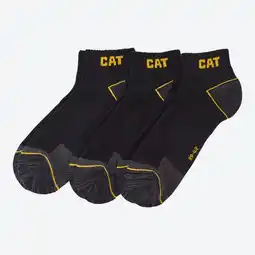 NKD CAT Herren-Arbeits-Sneaker-Socken mit Frottee-Sohle, 3er-Pack Angebot