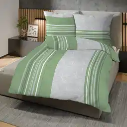NKD Renforcé-Bettwäsche-Garnitur im Streifen-Design Angebot