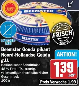 HIT Beemster Gouda pikant Noord-Hollandse Gouda g.U. Angebot