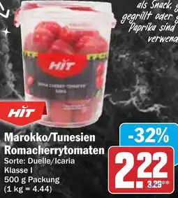 HIT Marokko/Tunesien Romacherrytomaten Angebot