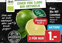 HIT Peru Bio HIT Limetten Angebot