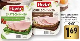 Edeka Neukauf Herta Saftschinken oder Grillschinken Angebot