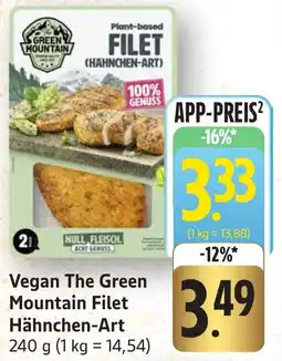 Edeka Neukauf Vegan The Green Mountain Filet Hähnchen-Art Angebot