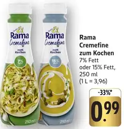 Edeka Neukauf Rama Cremefine zum Kochen Angebot
