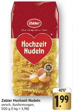 Edeka Neukauf Zabler Hochzeit Nudeln Angebot