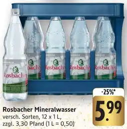Edeka Neukauf Rosbacher Mineralwasser Angebot