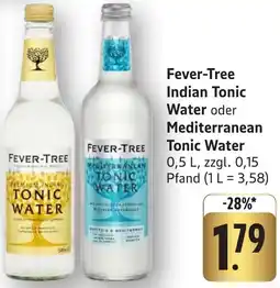 Edeka Neukauf Fever-Tree Indian Tonic Water oder Mediterranean Tonic Water Angebot