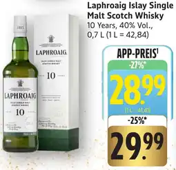 Edeka Neukauf Laphroaig Islay Single Malt Scotch Whisky Angebot