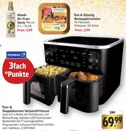 Edeka Neukauf Star-Q Doppelkammer Heissluftfritteuse Angebot