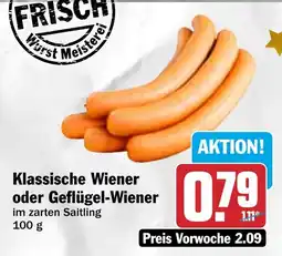HIT Klassische Wiener oder Geflügel Wiener Angebot