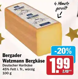 HIT Bergader Watzmann Bergkäse Angebot