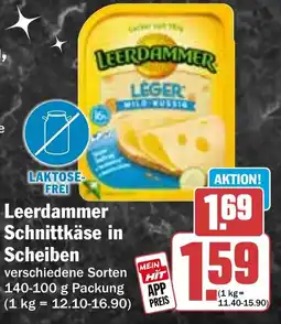 HIT Leerdammer Schnittkäse in Scheiben Angebot
