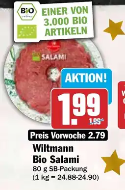 HIT Wiltmann Bio Salami Angebot