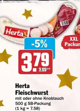 HIT Herta Fleischwurst Angebot