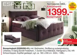 Möbelzentrum Pforzheim Esposa boxspringbett Angebot