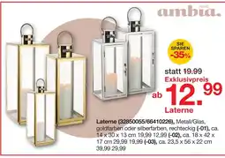 Möbelzentrum Pforzheim Ambia home laterne Angebot