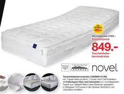 Möbelzentrum Pforzheim Novel taschenfederkernmatratze Angebot