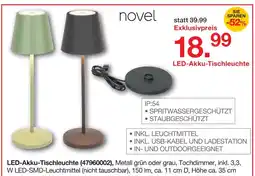 Möbelzentrum Pforzheim Novel led-akku-tischleuchte Angebot