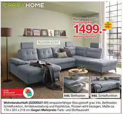 Möbelzentrum Pforzheim Carryhome wohnlandschaft Angebot