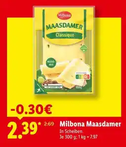 Lidl Milbona maasdamer classique Angebot