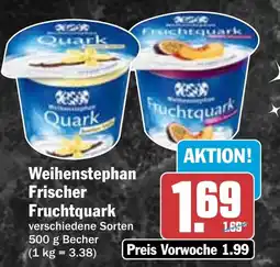HIT Weihenstephan Frischer Fruchtquark Angebot
