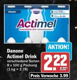 HIT Danone Actimel Drink Angebot