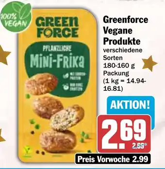 HIT Greenforce Vegane Produkte Angebot