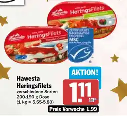 HIT Hawesta HeringsFilets Angebot