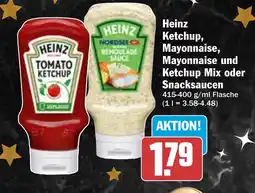 HIT Heinz Ketchup, Mayonnaise, Mayonnaise und Ketchup Mix oder Snacksaucen Angebot