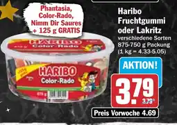 HIT Haribo Fruchtgummi oder Lakritz Angebot