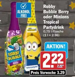 HIT Robby Bubble Berry oder Minions Tropical Partydrink Angebot