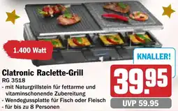 HIT Clatronic Raclette Grill Angebot