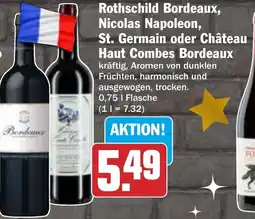HIT Rothschild Bordeaux, Nicolas Napoleon, St. Germain oder Château Haut Combes Bordeaux Angebot