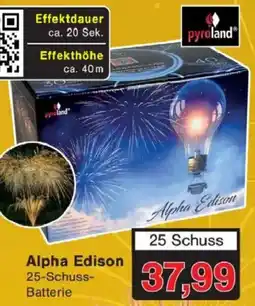 Jawoll Pyroland Alpha Edison Angebot