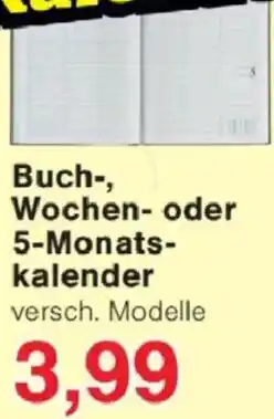 Jawoll Buch-, Wochen- oder 5-Monatskalender Angebot