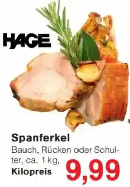 Jawoll HAGE Spanferkel Angebot
