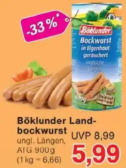Jawoll Böklunder Landbockwurst Angebot