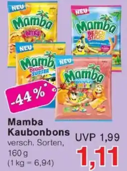 Jawoll Mamba Kaubonbons Angebot