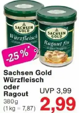 Jawoll Sachsen Gold Würzfleisch oder Ragout Angebot