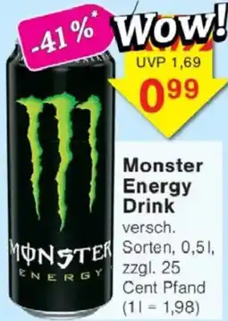 Jawoll Monster Energy Drink Angebot